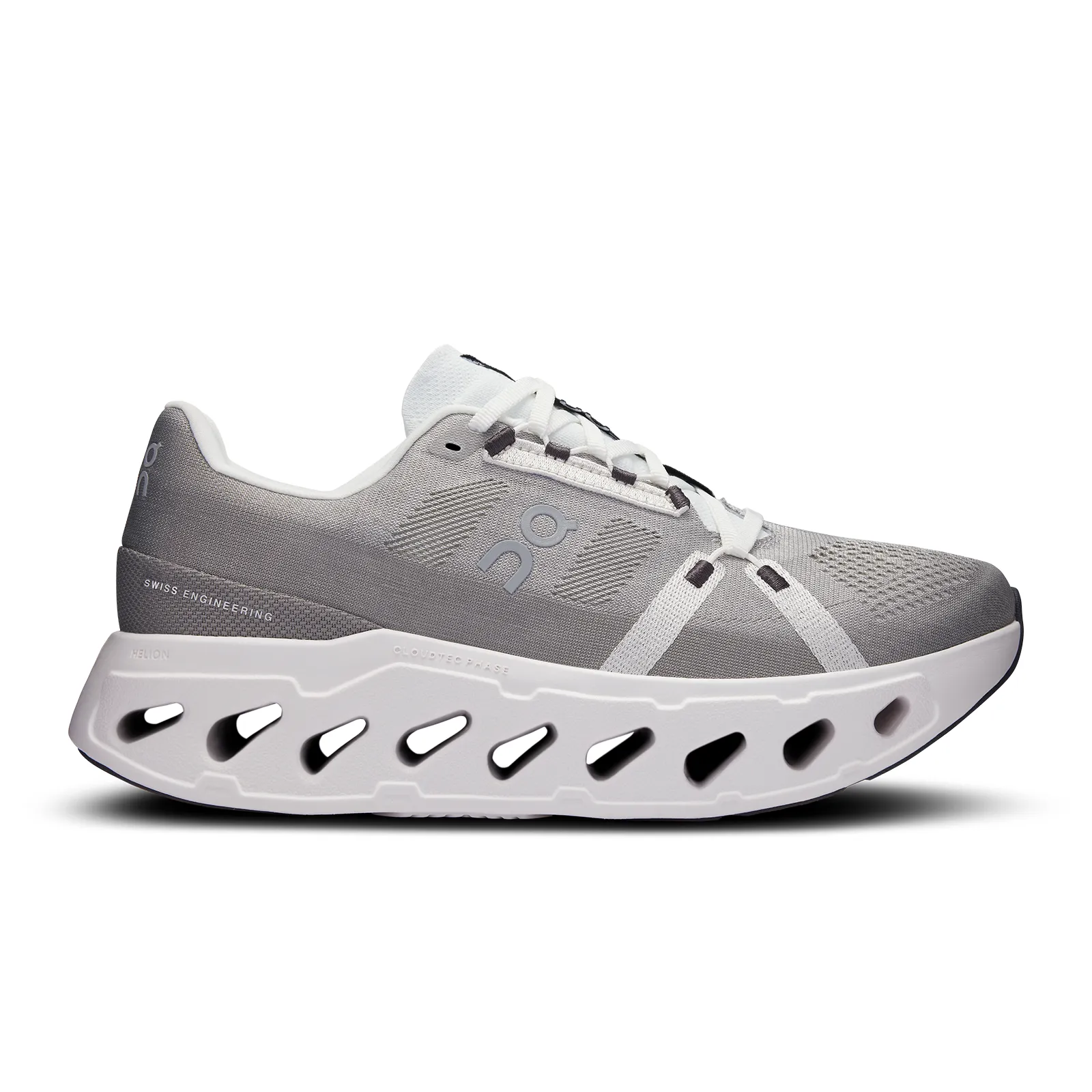 On Running Cloudeclipse Running Shoe (Men) - Alloy/White Running Shoes Deals
