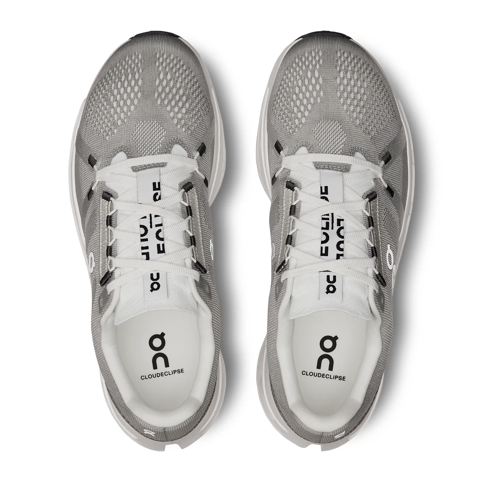 On Running Cloudeclipse Running Shoe (Men) - Alloy/White Best Shoes Flat Feet Running