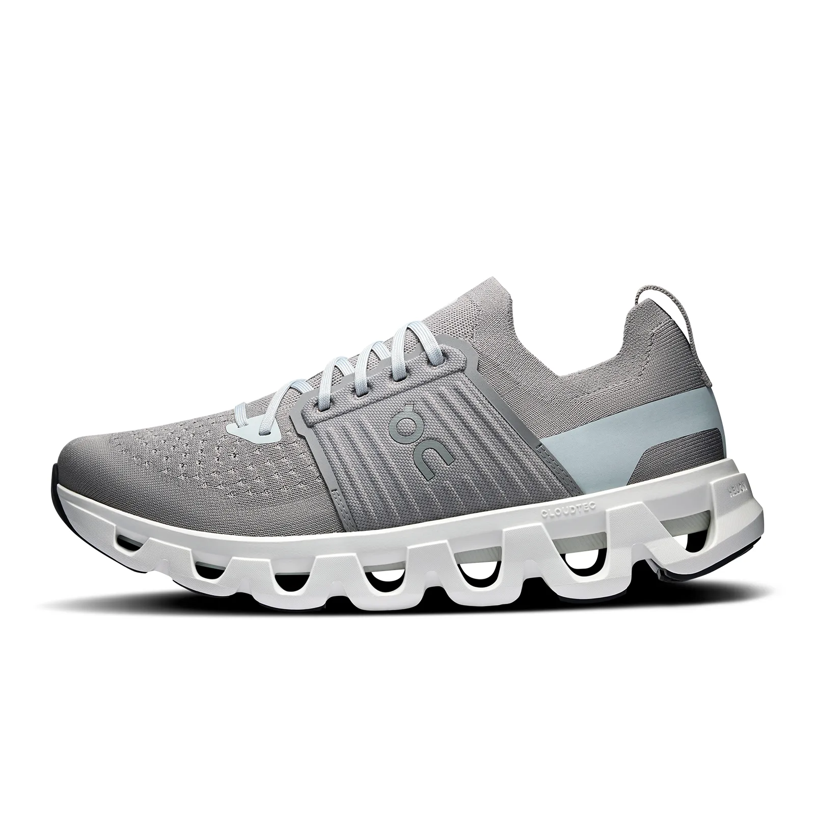 On Running Cloudswift 4 Running Shoe (Men) - Alloy/Glacier Hybrid Running Shoes