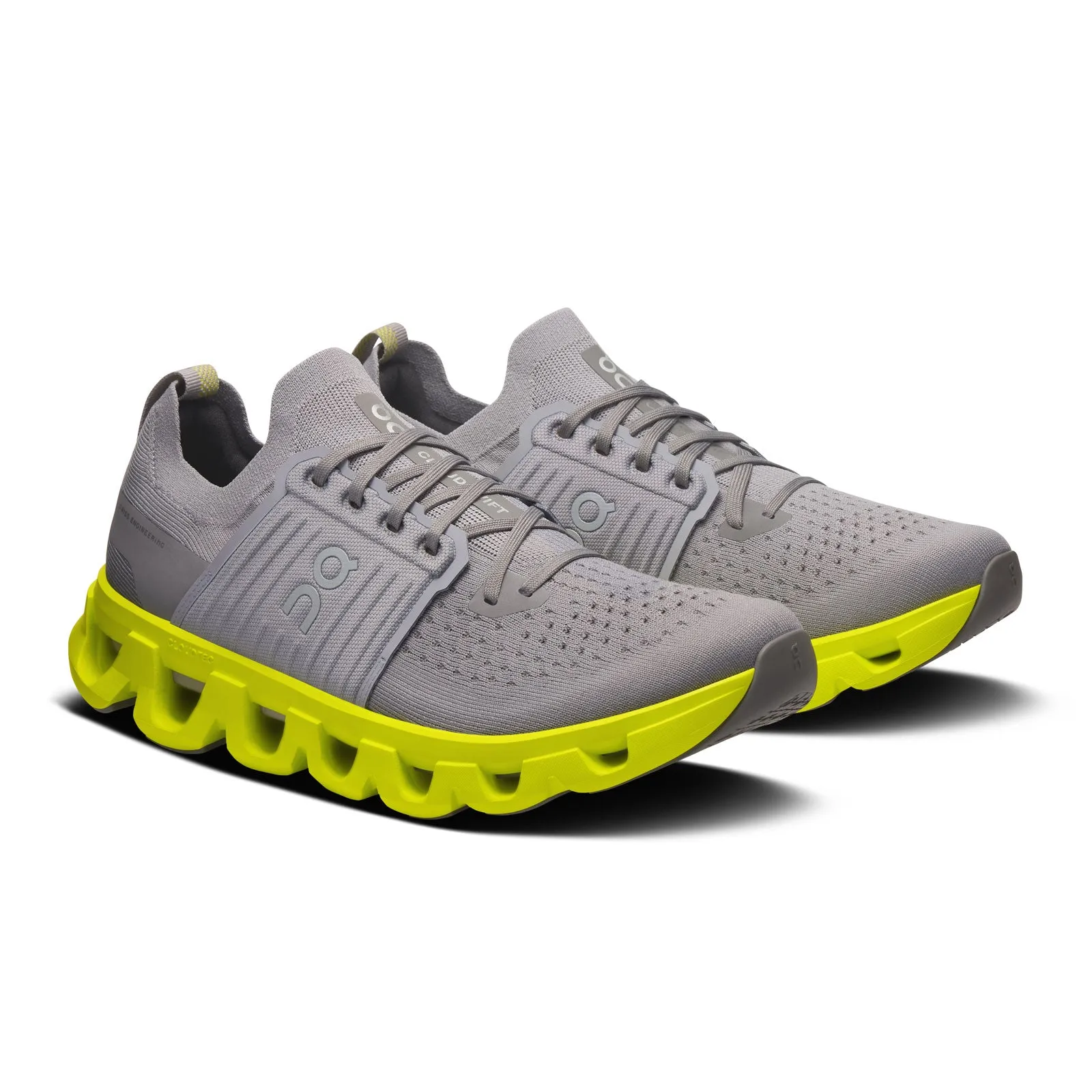 Interact Run Running Shoes On Running Cloudswift 4 Running Shoe (Men) - Alloy/Lime