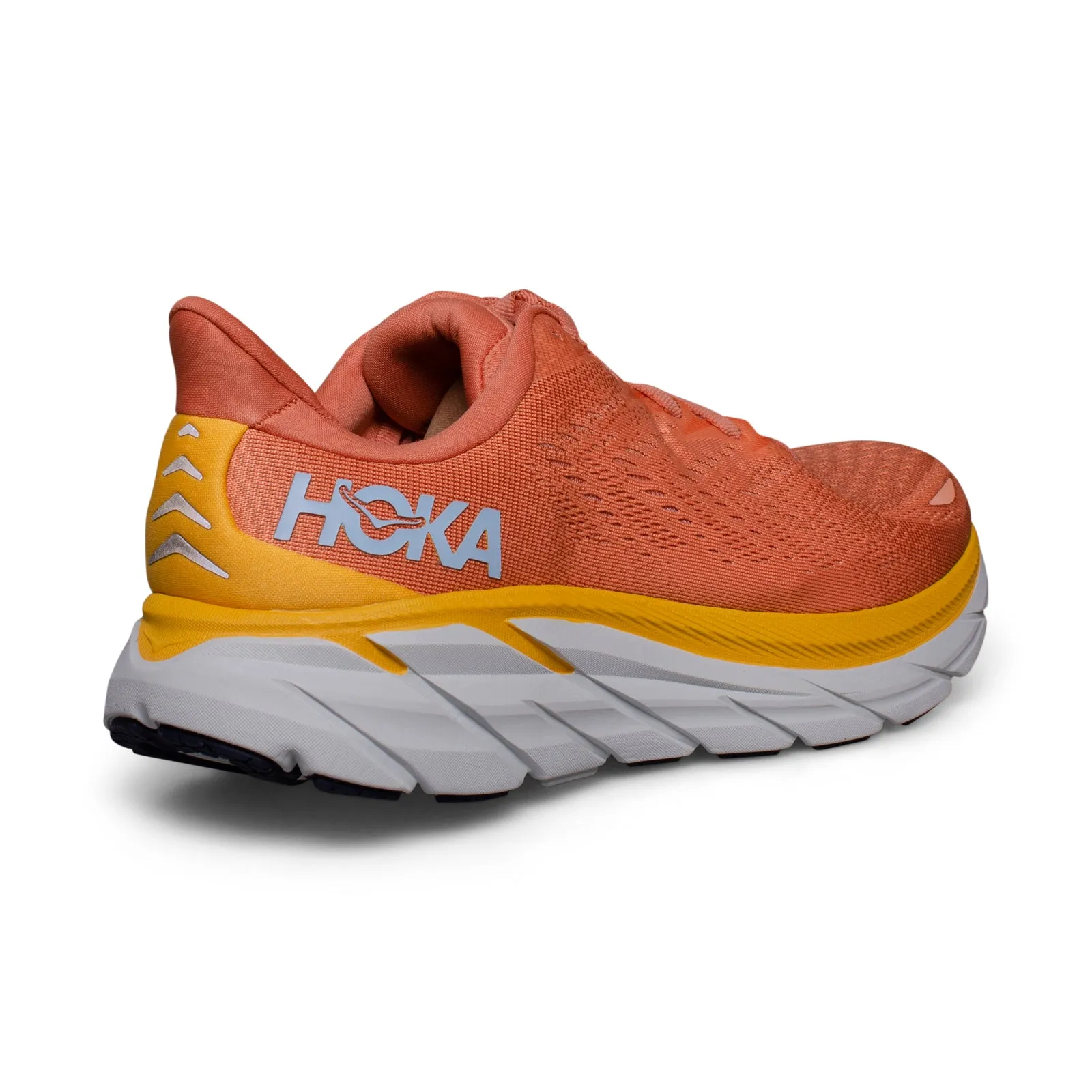 Running Shoe Retailers Hoka One One Clifton 8 Sun Baked / Shell Coral Running Shoes - Women's