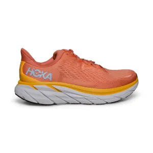 Hoka One One Clifton 8 Sun Baked / Shell Coral Running Shoes - Women's Wear Running Shoes Everyday
