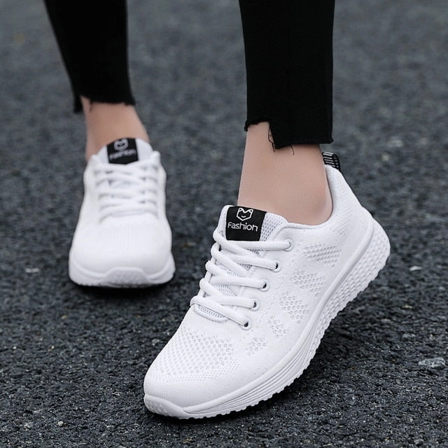 Shoe Lacing For Flat Feet 2019 New Women Shoes Flats Fashion Casual Ladies Shoes Woman