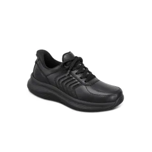 Orthofeet Roam Women Hand's Free Stability Sneaker Black - 80082 Sneakers With Arch Support