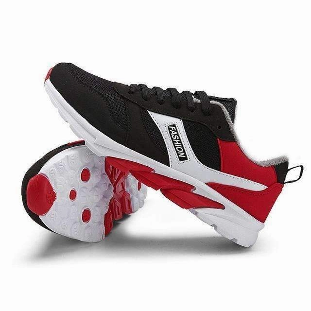 OUTAD Winter Comfortable Men Sport Running Shoes Cotton Men Male Anti-Slip Rubber Sole Walking Sneakers Shoes plus size Carbon Plated Running Shoes