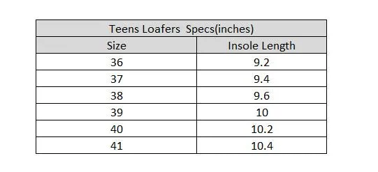 Teens Girls Loafers OS-14-BEIGE Split Toe Loafers