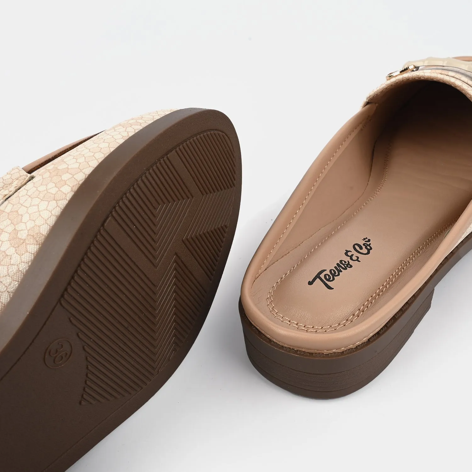 Teens Girls Loafers OS-14-BEIGE Chaussure Loafers