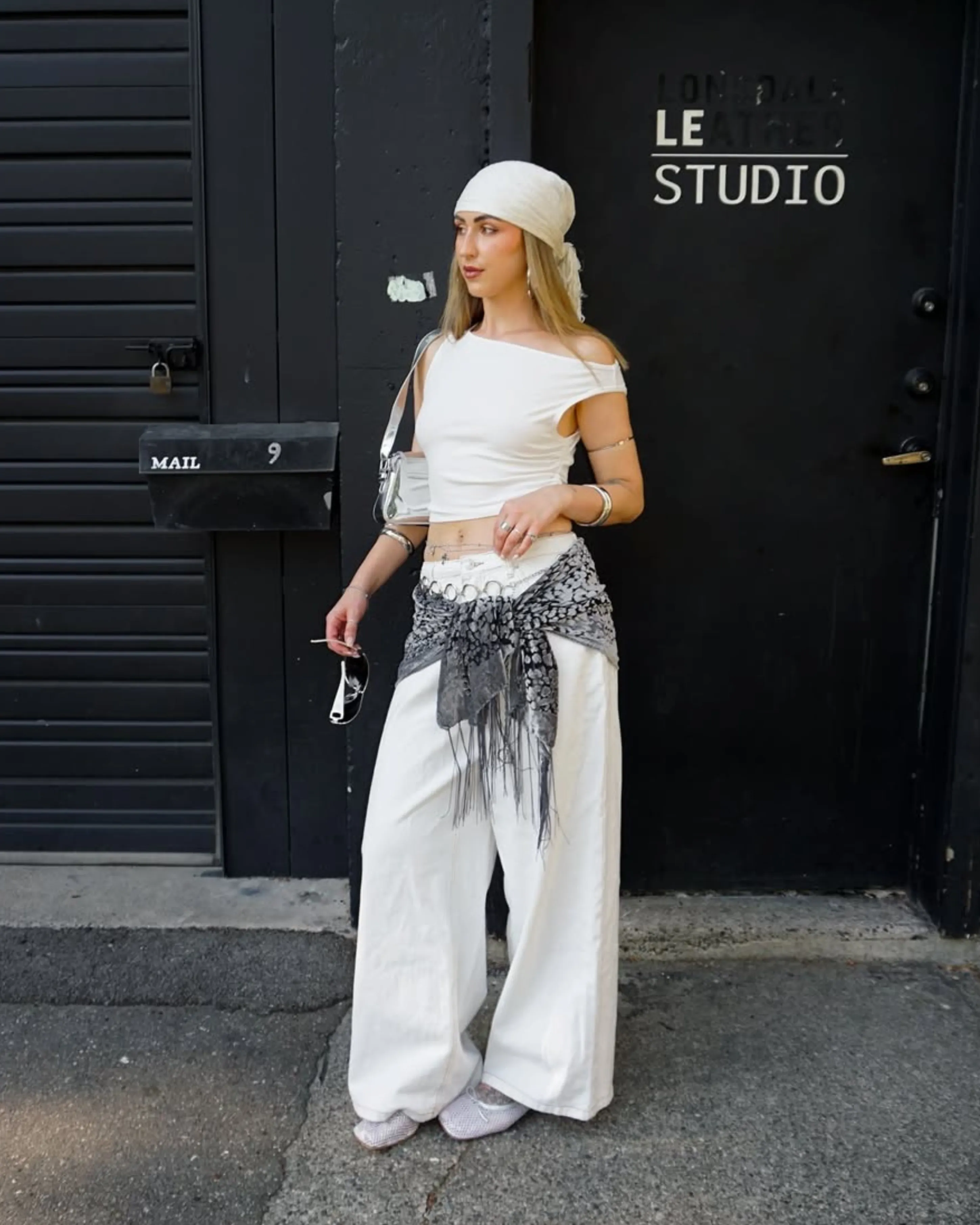 Starflower Silver Leather Semi Formal Flat Shoes