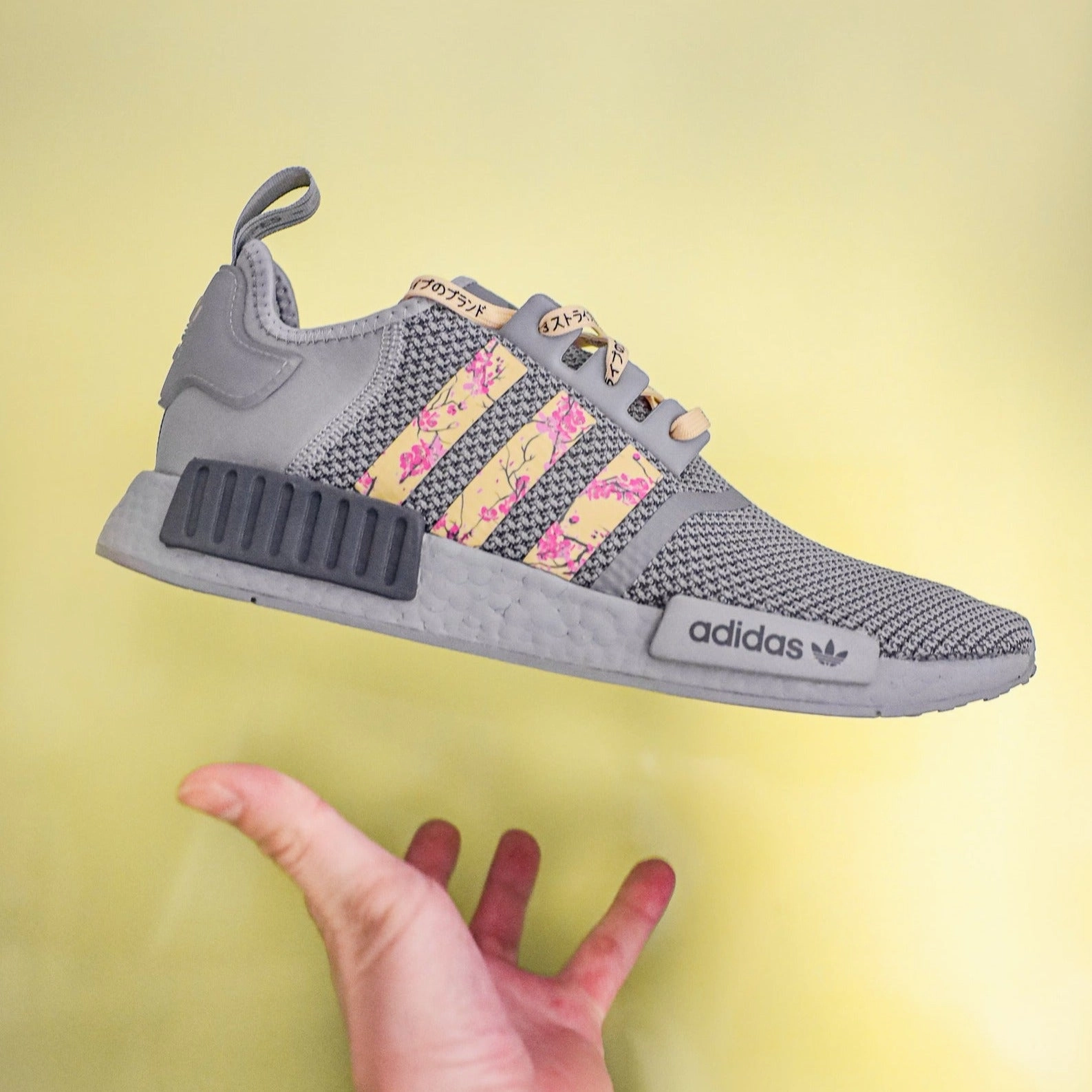 Adidas 404 Shoes Pale Yellow Cherry Stripes for Ultra Boost