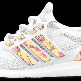 Adidas Hamburg Shoes Pale Yellow Cherry Stripes for Ultra Boost