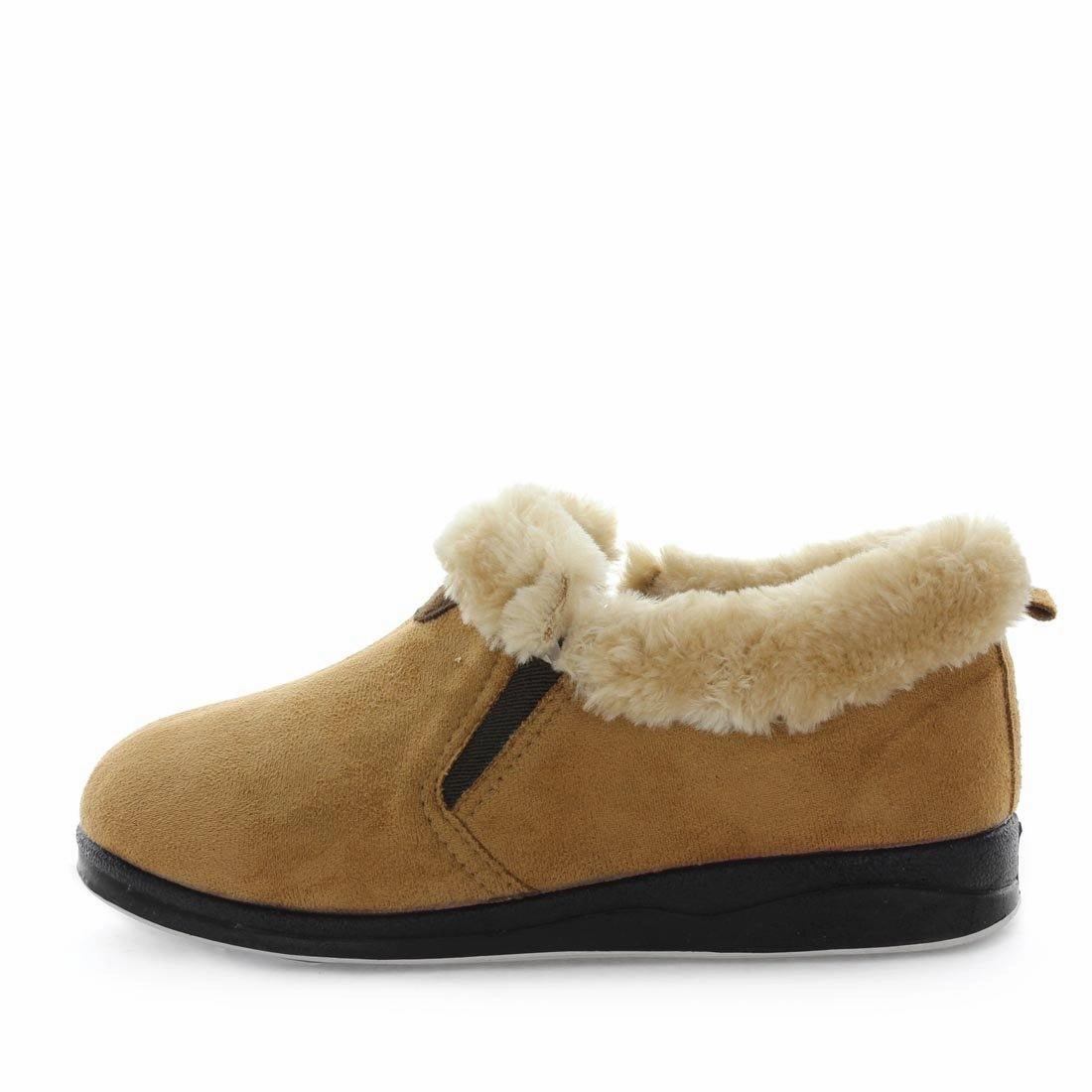 Panda Elivia Women's Bootie Slippers - Chestnut French Bulldog Slippers