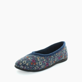 Uggs Platform Slippers Panda Enila Women's Slippers - Navy Floral