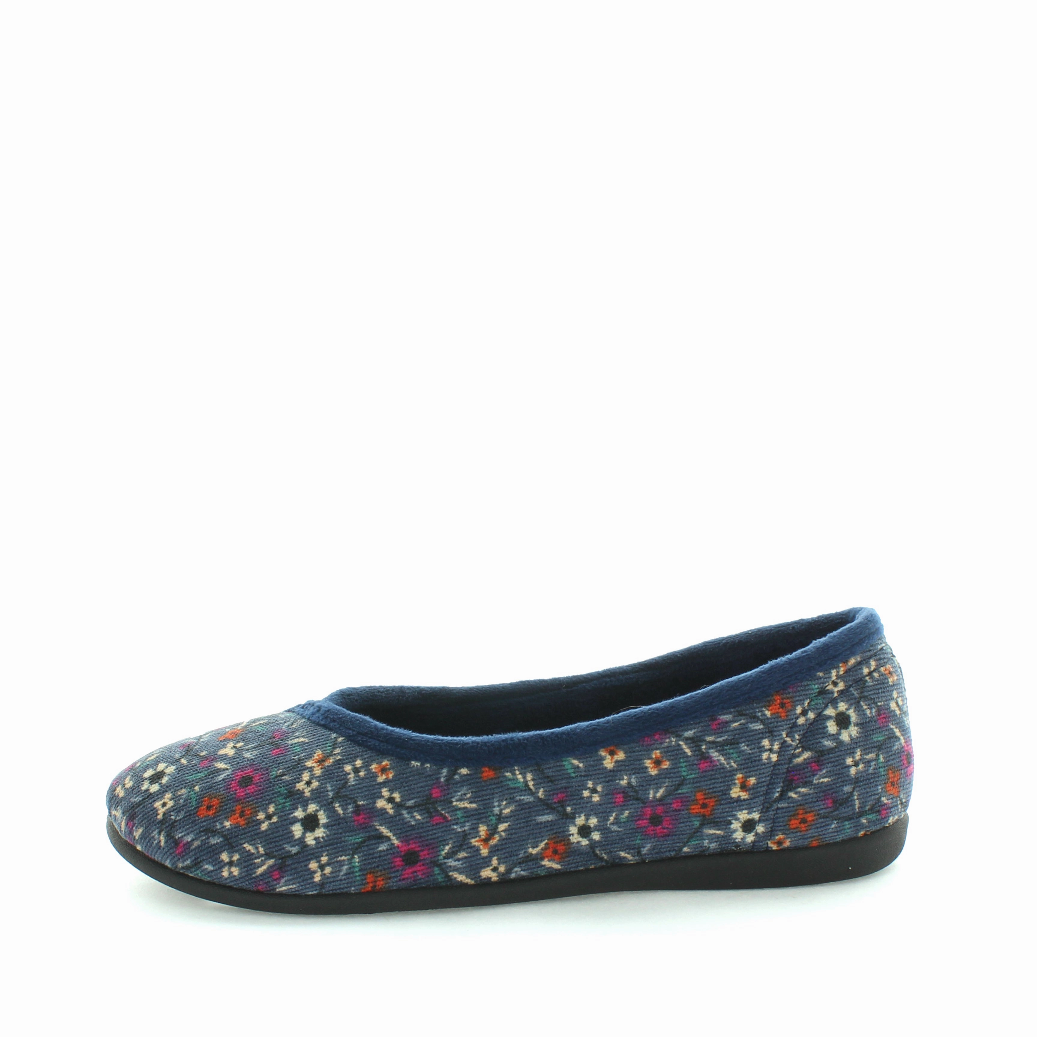 Panda Enila Women's Slippers - Navy Floral Glerup Slippers