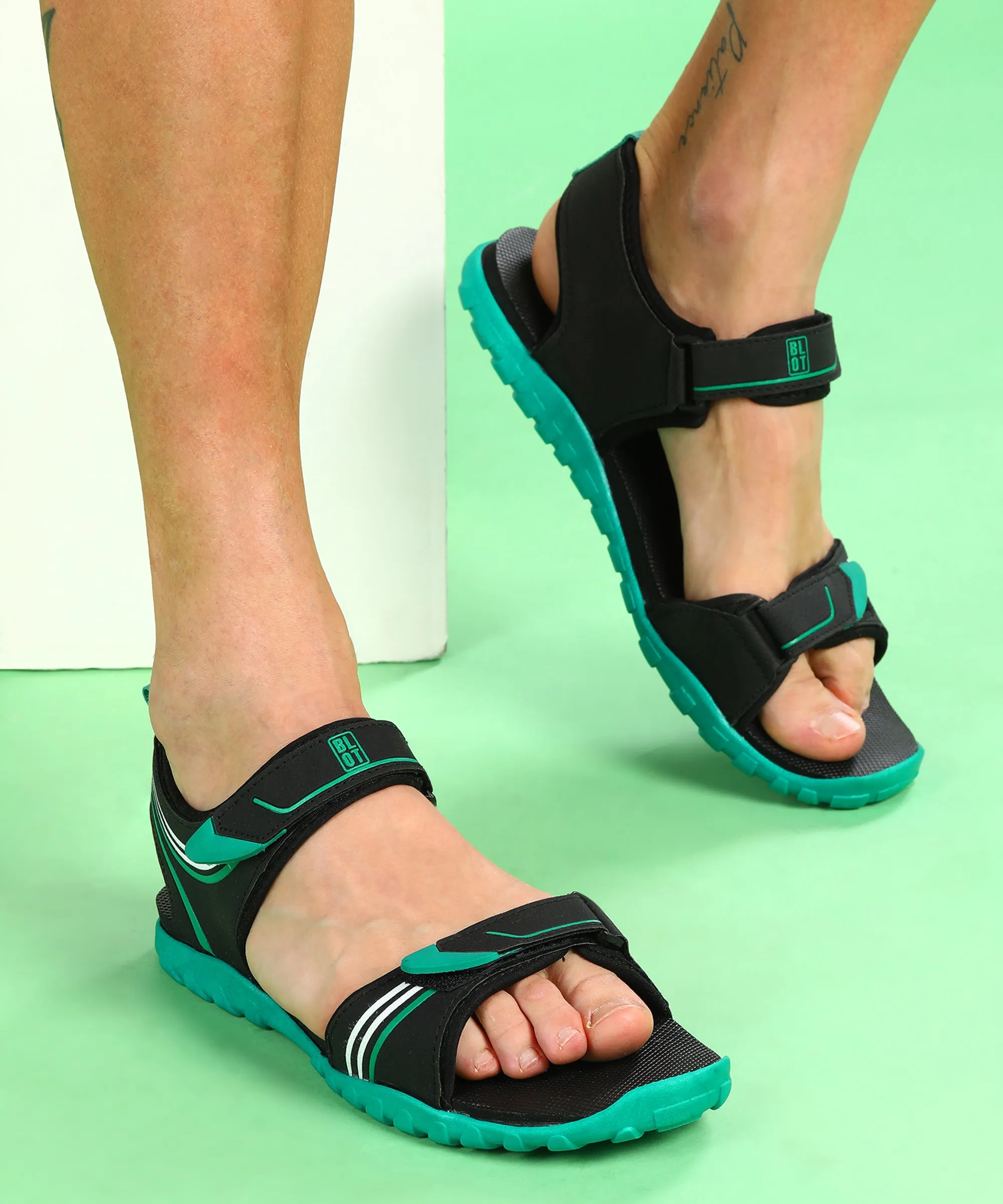 Cover Toe Sandals Paragon Blot K1421G Men Stylish Sandals | Comfortable Sandals for Daily Outdoor Use | Casual Formal Sandals with Cushioned Soles