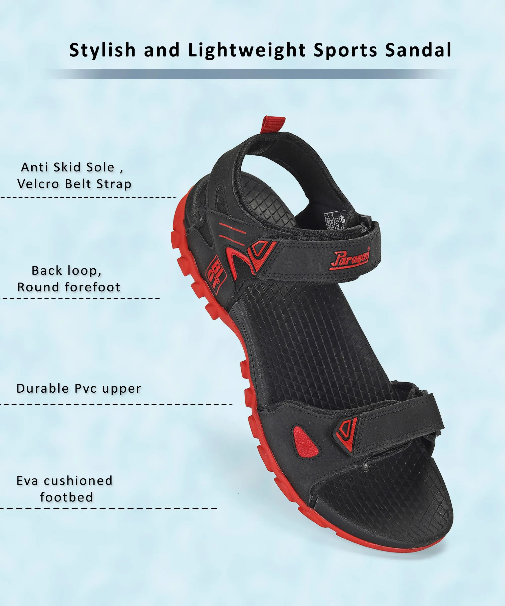 Paragon Blot K1425G Men Stylish Sandals | Comfortable Sandals for Daily Outdoor Use | Casual Formal Sandals with Cushioned Soles Sam Edelman Bay Sandals