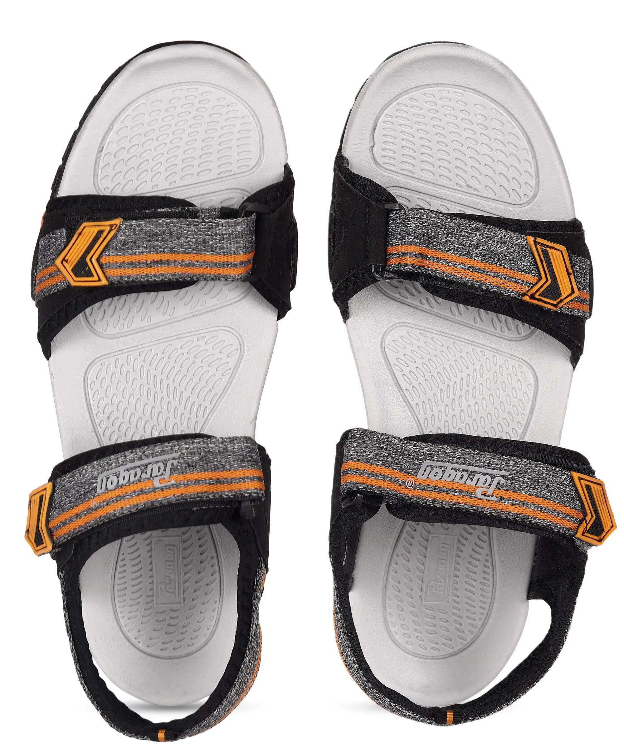 Sparkly Sandals Flat Paragon FBK1411G Men Stylish Sandals | Comfortable Sandals for Daily Outdoor Use | Casual Formal Sandals with Cushioned Soles