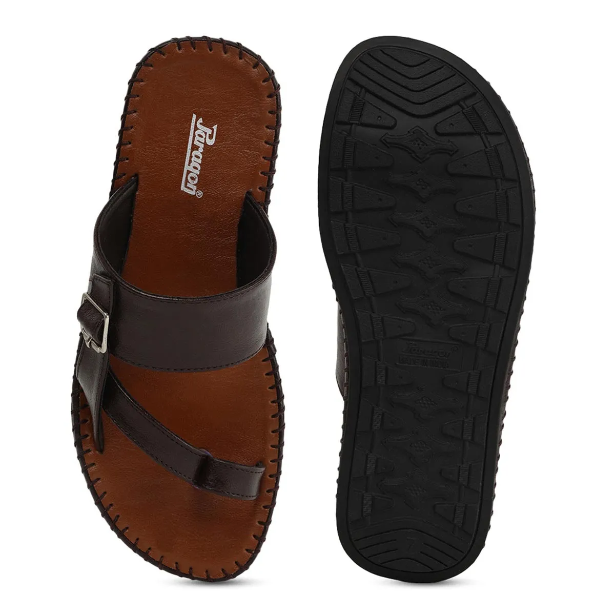 Paragon K2001G Men Stylish Sandals | Comfortable Sandals for Daily Outdoor Use | Casual Formal Sandals with Cushioned Soles Sparkle Sandals