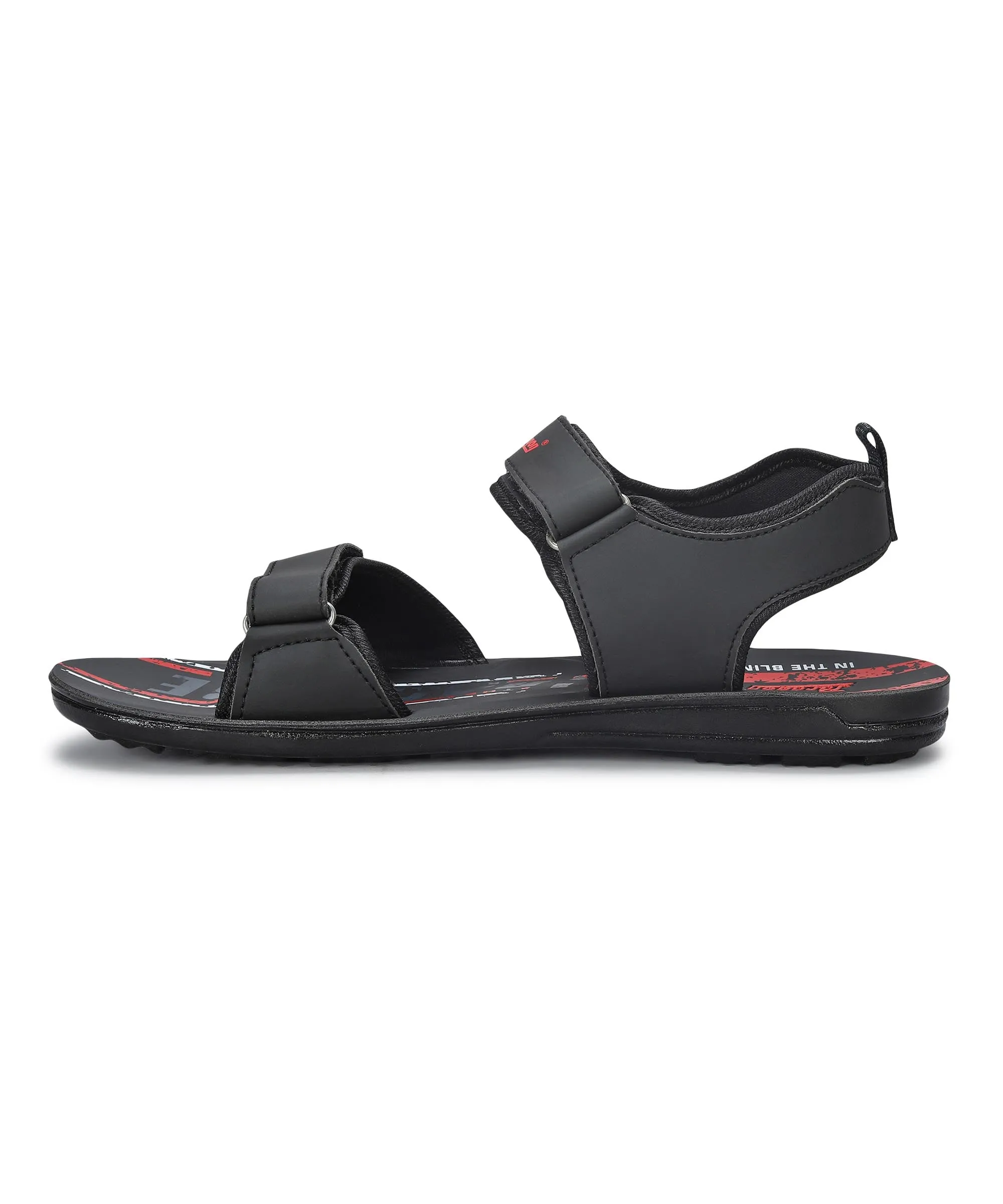 Sandals Hotel Dominican Republic Paragon Men's Stylish Lightweight & Durable Black Velcro Dailywear Sandals