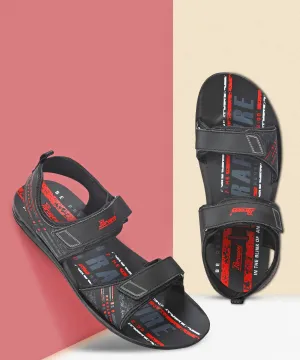 Sandals Royal In Jamaica Paragon Men's Stylish Lightweight & Durable Black Velcro Dailywear Sandals