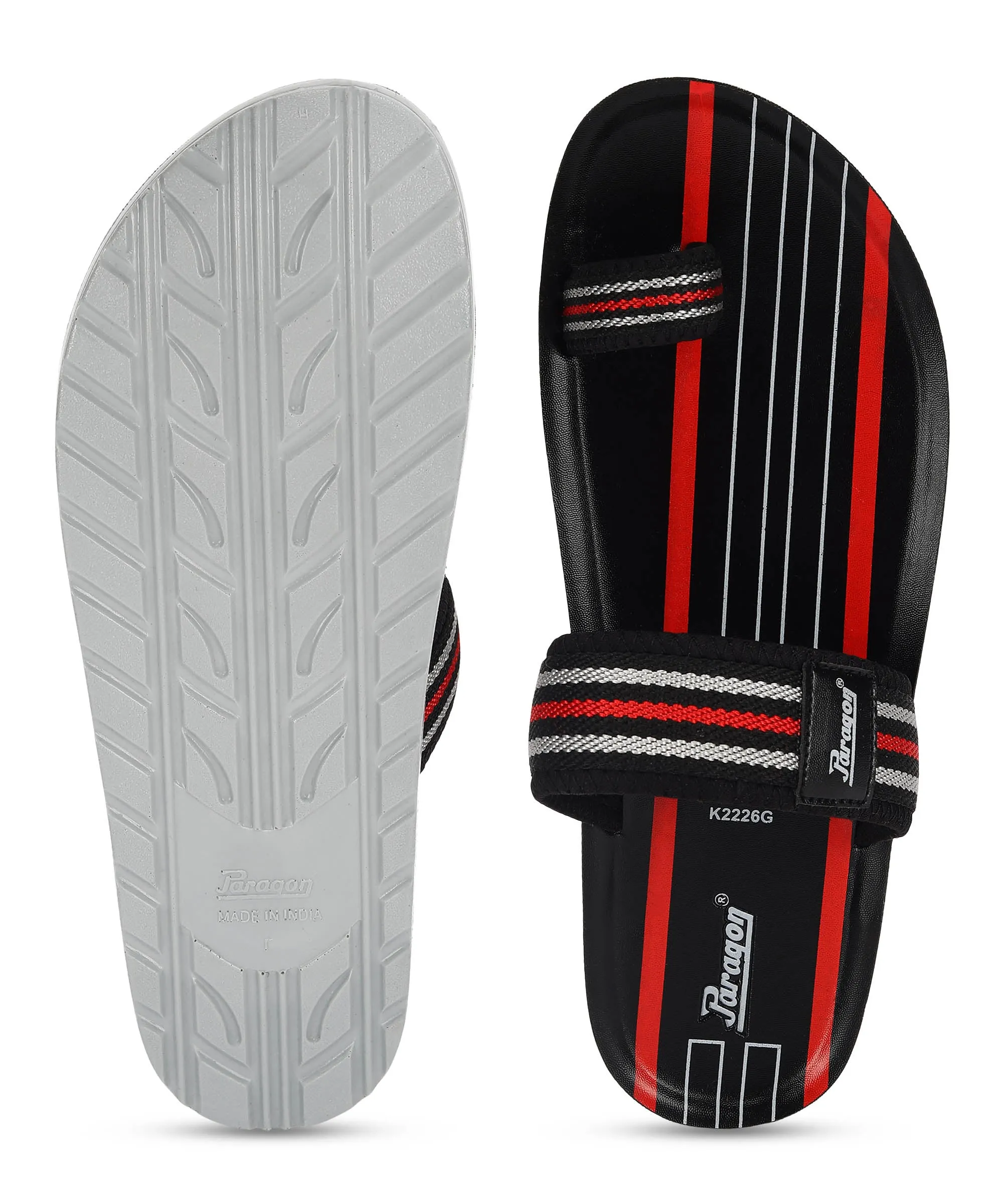 Footbeds Sandals Paragon PUK2226G Men Stylish Lightweight Flipflops | Comfortable soles| Casual & Trendy Slippers | Indoor & Outdoor