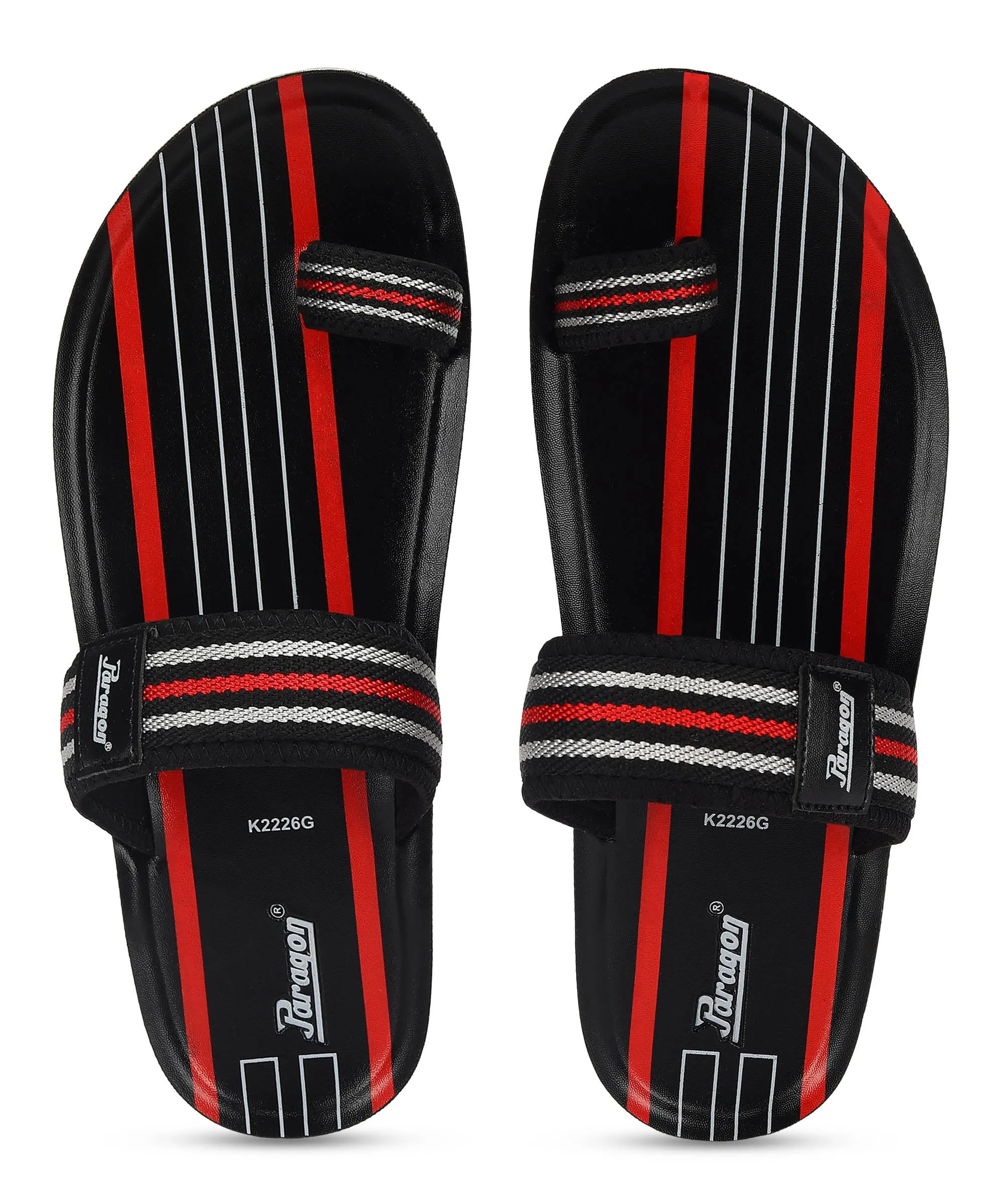 Paragon PUK2226G Men Stylish Lightweight Flipflops | Comfortable soles| Casual & Trendy Slippers | Indoor & Outdoor White