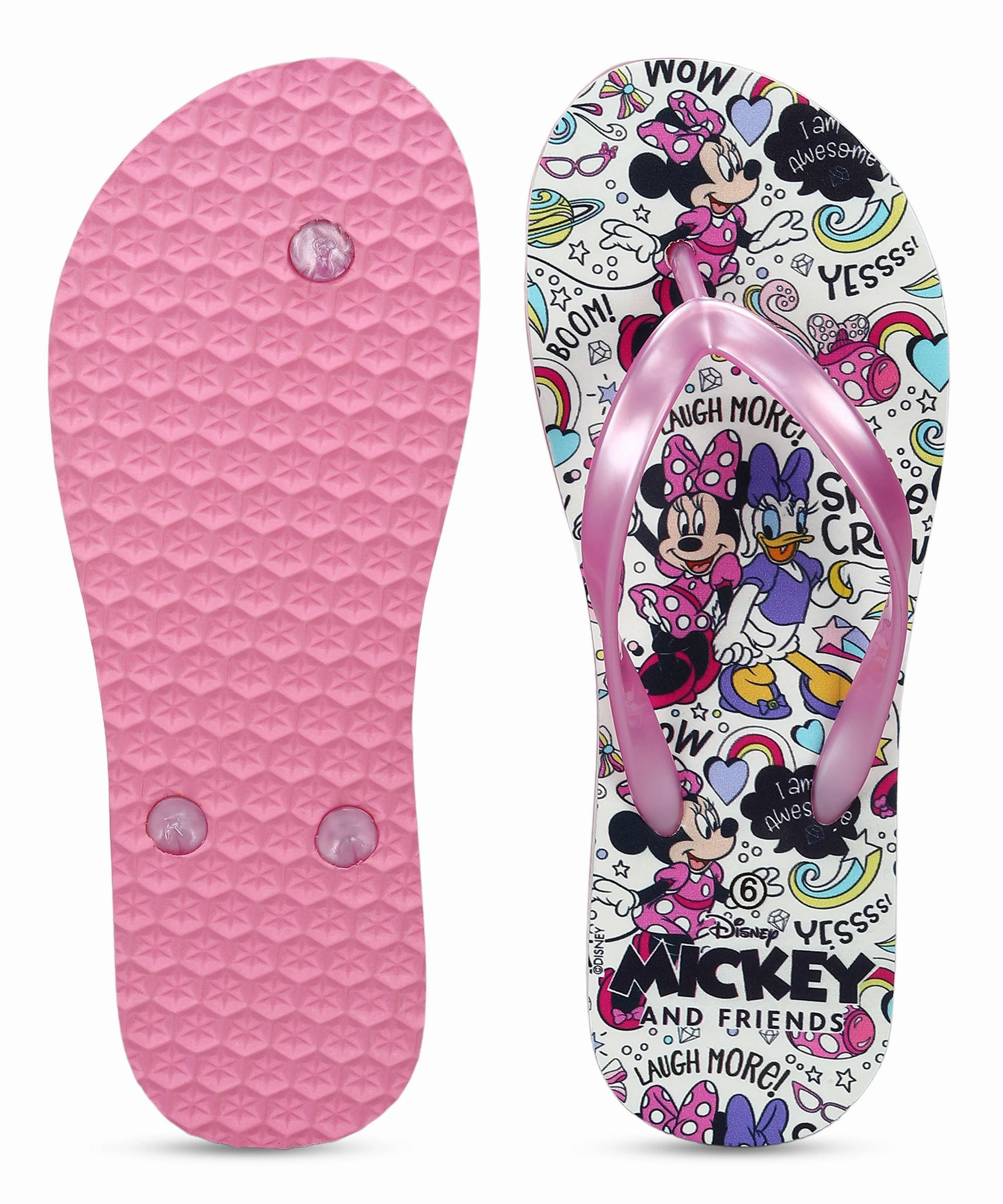 Paragon DK3743L Women's Pink Sliders with Cushioned Sole for Everyday Use The Best Flip Flops