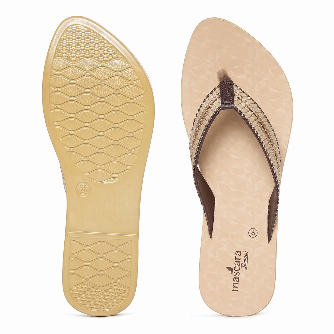 Flip Flops Vintage Paragon  K7201L Women Slippers | Lightweight Flipflops for Indoor & Outdoor | Casual & Comfortable | For Everyday Use