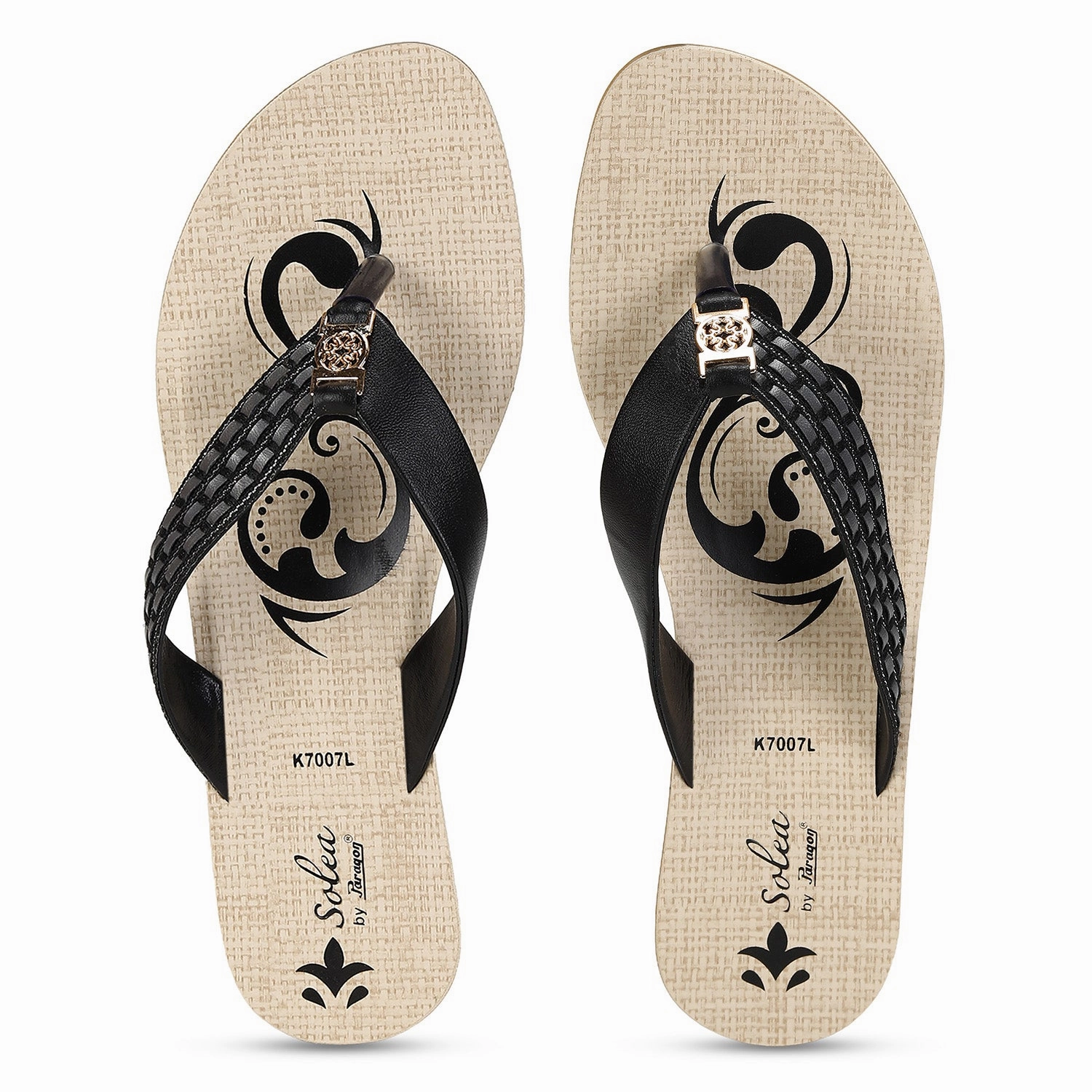 Slippers Platform Flip Flops Paragon  PUK7007L Women Sandals | Casual & Formal Sandals | Stylish, Comfortable & Durable | For Daily & Occasion Wear