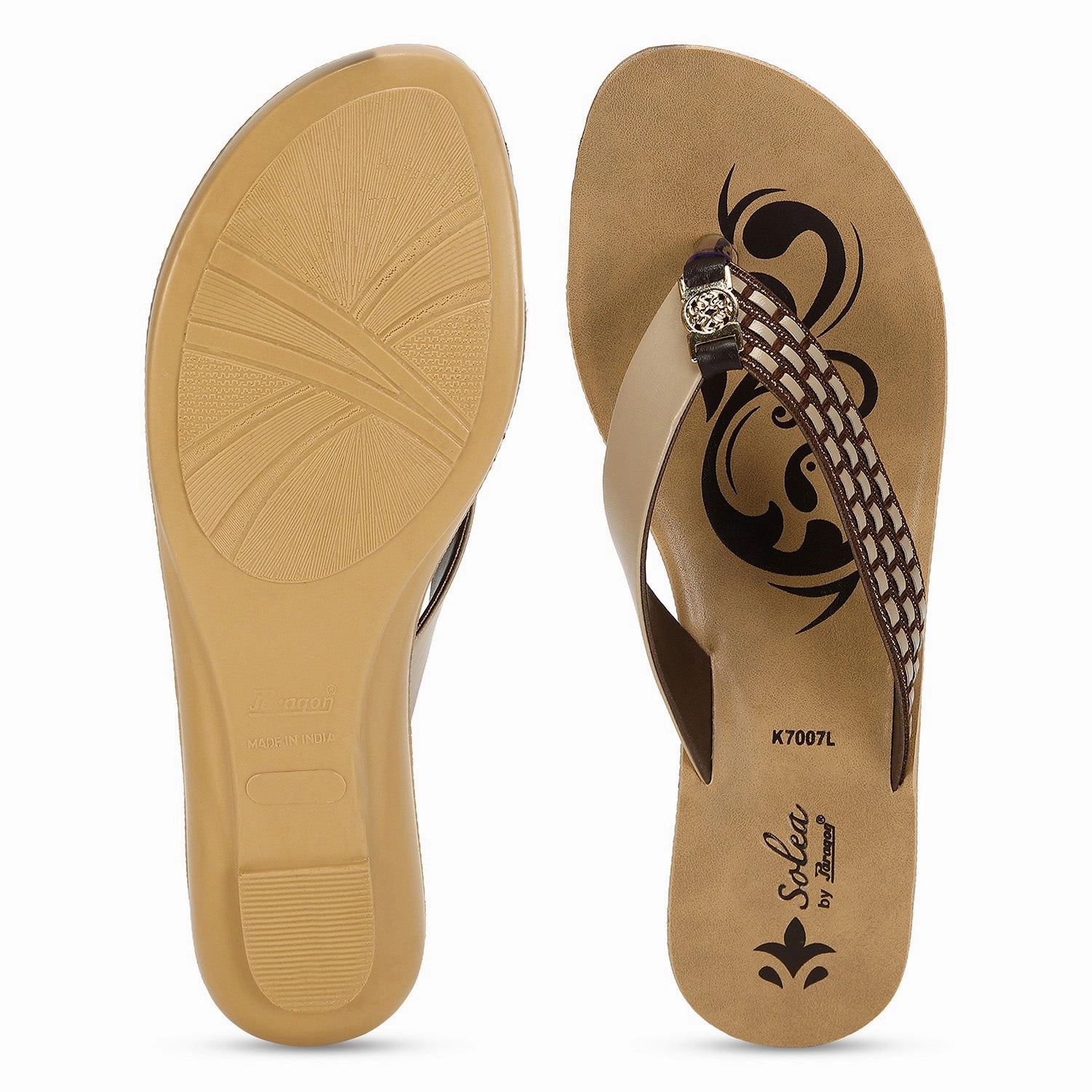 Paragon  PUK7007L Women Sandals | Casual & Formal Sandals | Stylish, Comfortable & Durable | For Daily & Occasion Wear Cobia Flip Flops