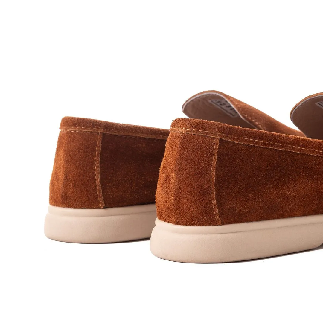 PATINA Causal Suede Loafers Shoes Men 701-TAN Monster Chunky Loafers