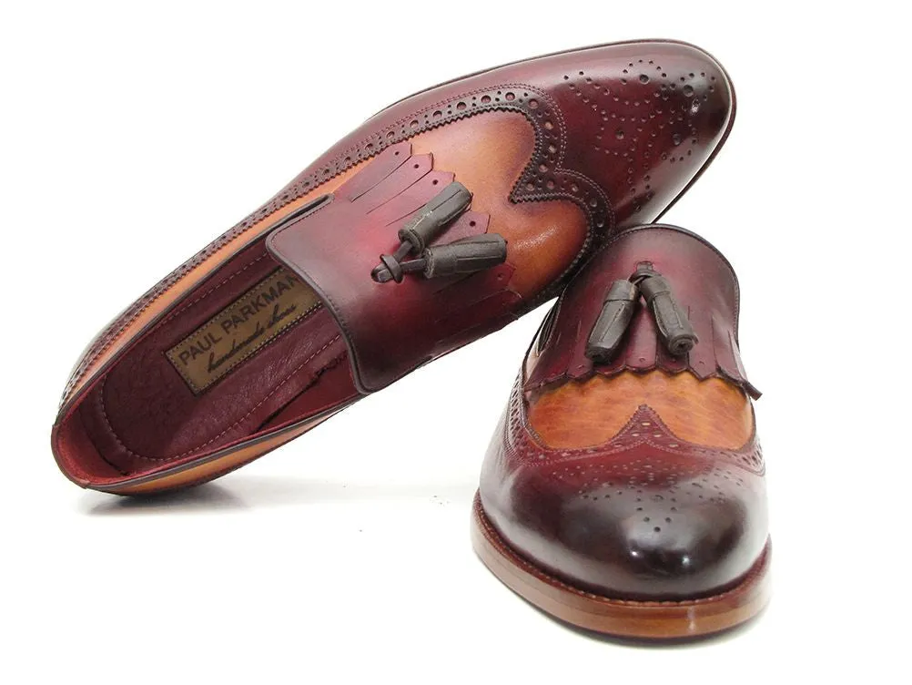 Vince Loafers Paul Parkman Kiltie Tassel Loafer Tobacco & Bordeaux