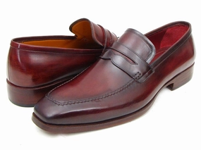 Steve Madden Penny Loafers Paul Parkman Men's Penny Loafer Bordeaux Calfskin