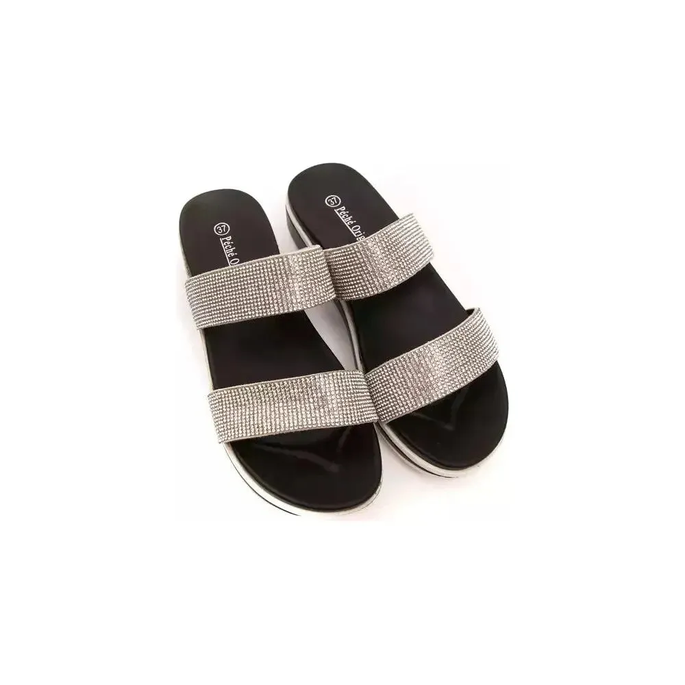 Pch Originel Silver Textile Women Sandal Mad Love Sandals