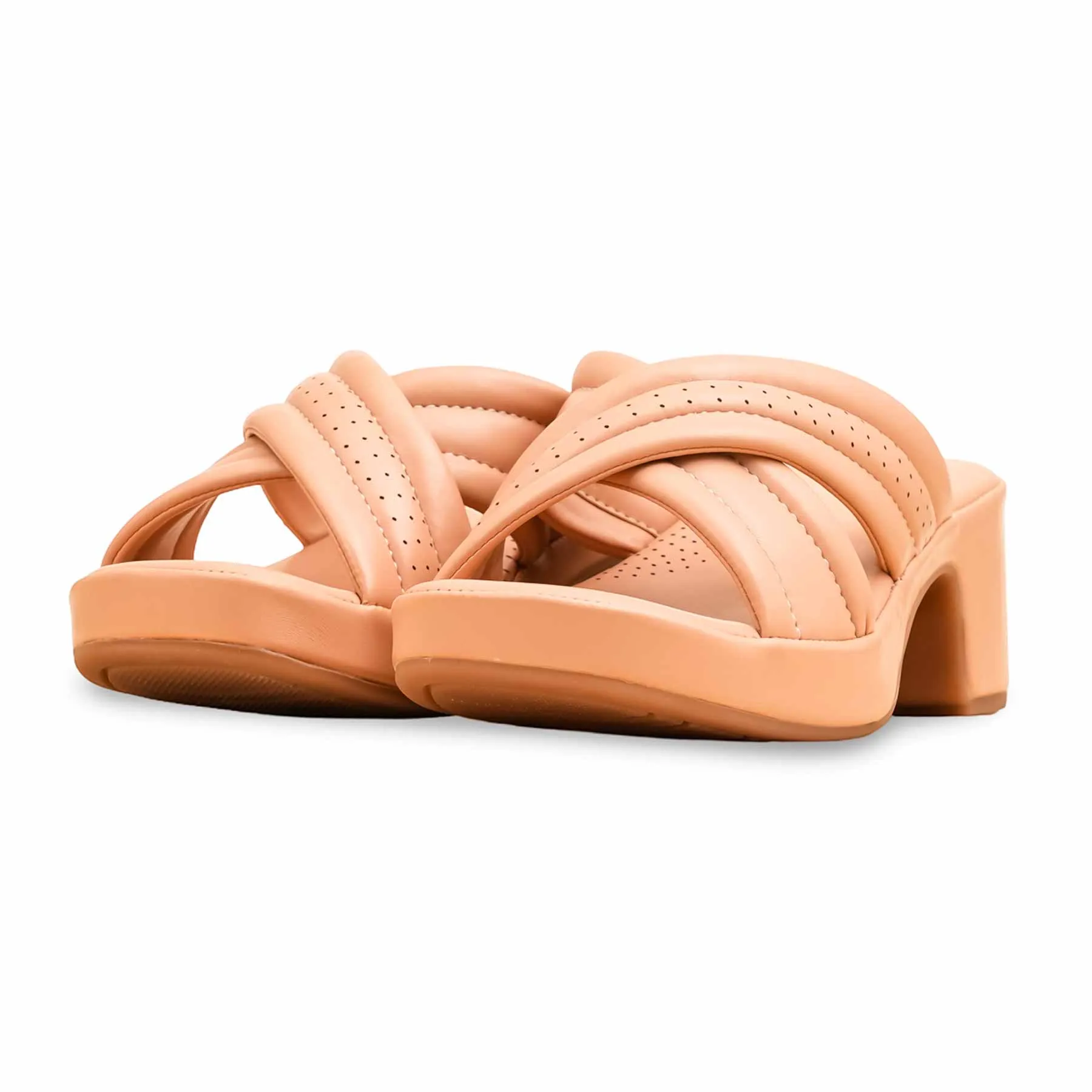 Peach Formal Slipper For Ladies PU0619 Von Maur Ugg Slippers