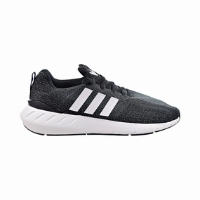 Adidas Swift Run 22 Men's Shoes Core Black-Cloud White-Grey Five On Clouds Running Shoes