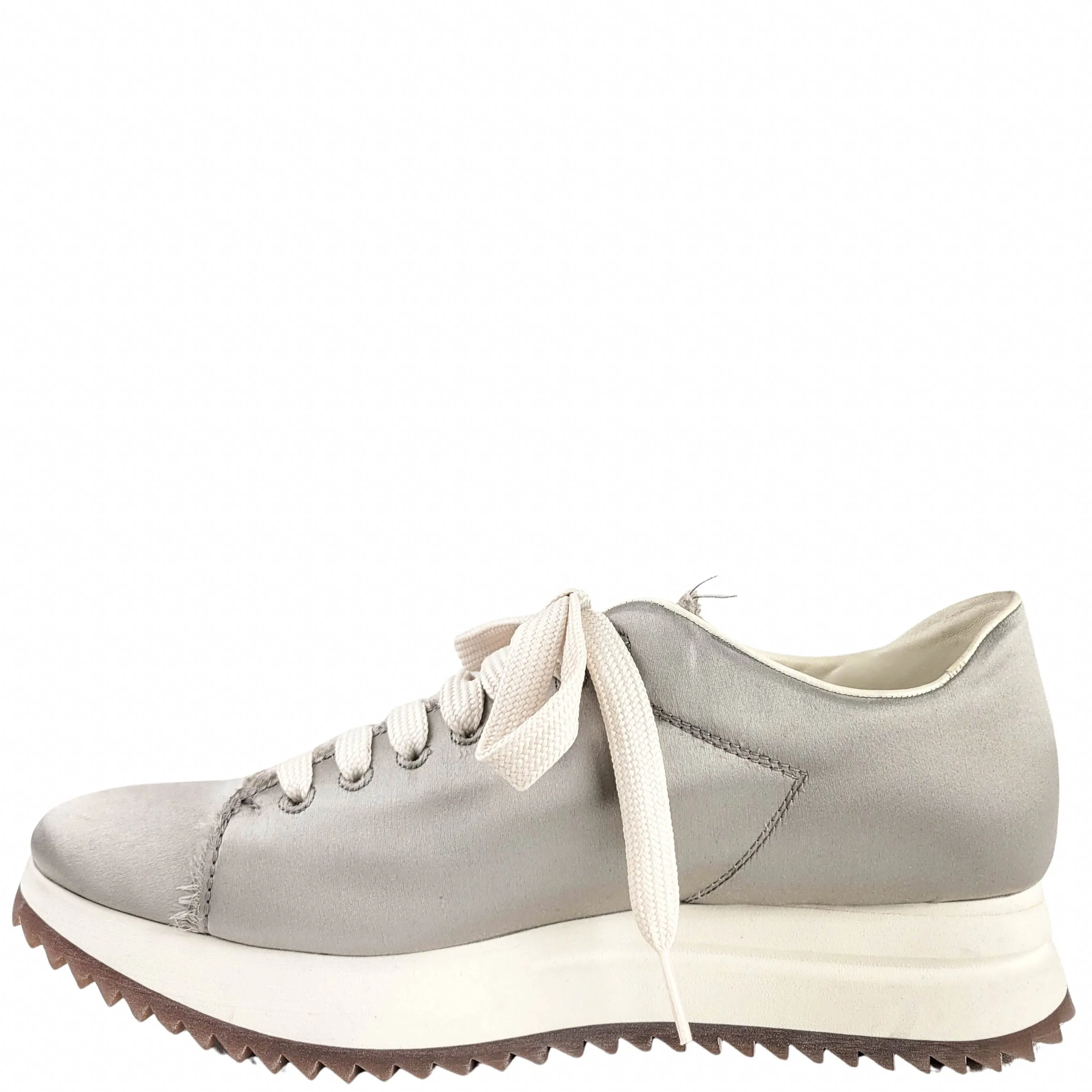 Pedro Garcia Orinda Satin Sneakers in Pipa Track Shoes For Feet