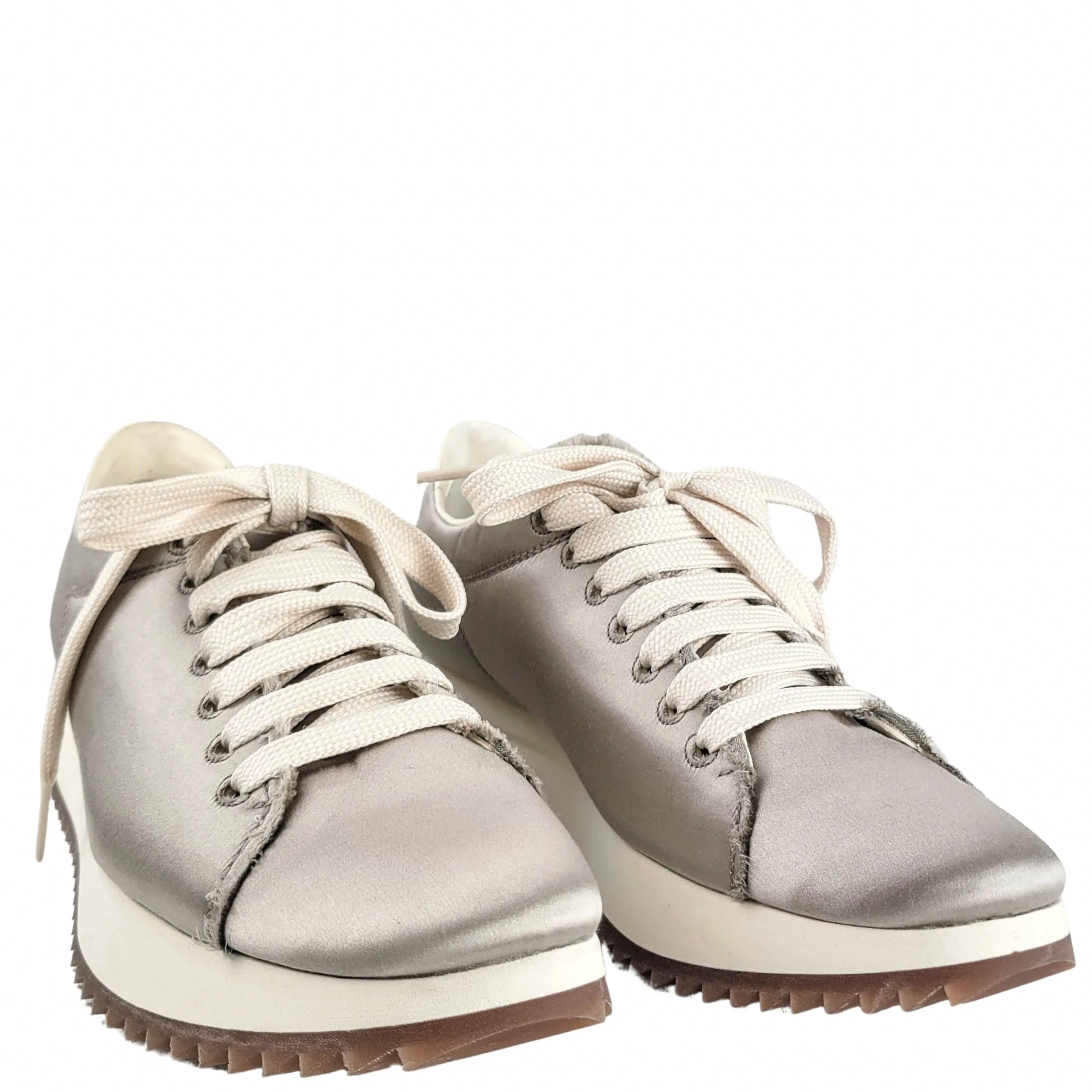 Pedro Garcia Orinda Satin Sneakers in Pipa Best Workout Shoes Flat Feet