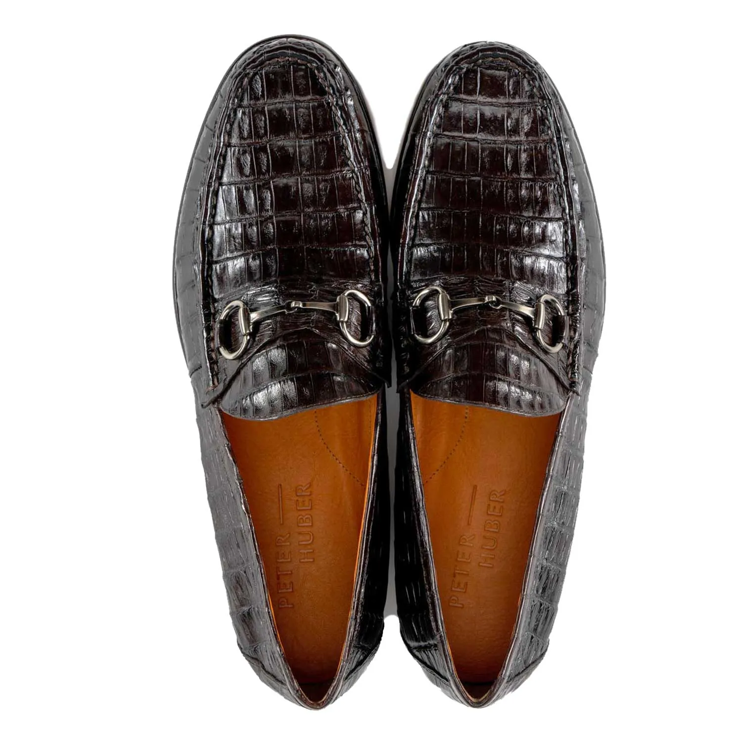 Magnanni Loafers King Crocodile Bit Loafer