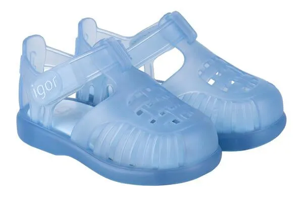 Igor Boy's and Girl's Tobby V Sandals - Celeste Reggae Slim Sandals