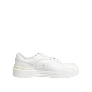 Dolce & Gabbana White Miami Leather Low Top Sneakers Shoes Best Sneakers For Europe