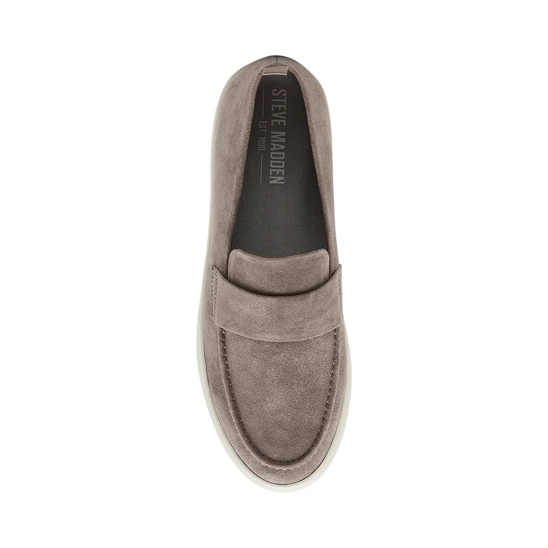 HANNSON TAUPE SUEDE LOAFERS Leather Loafers