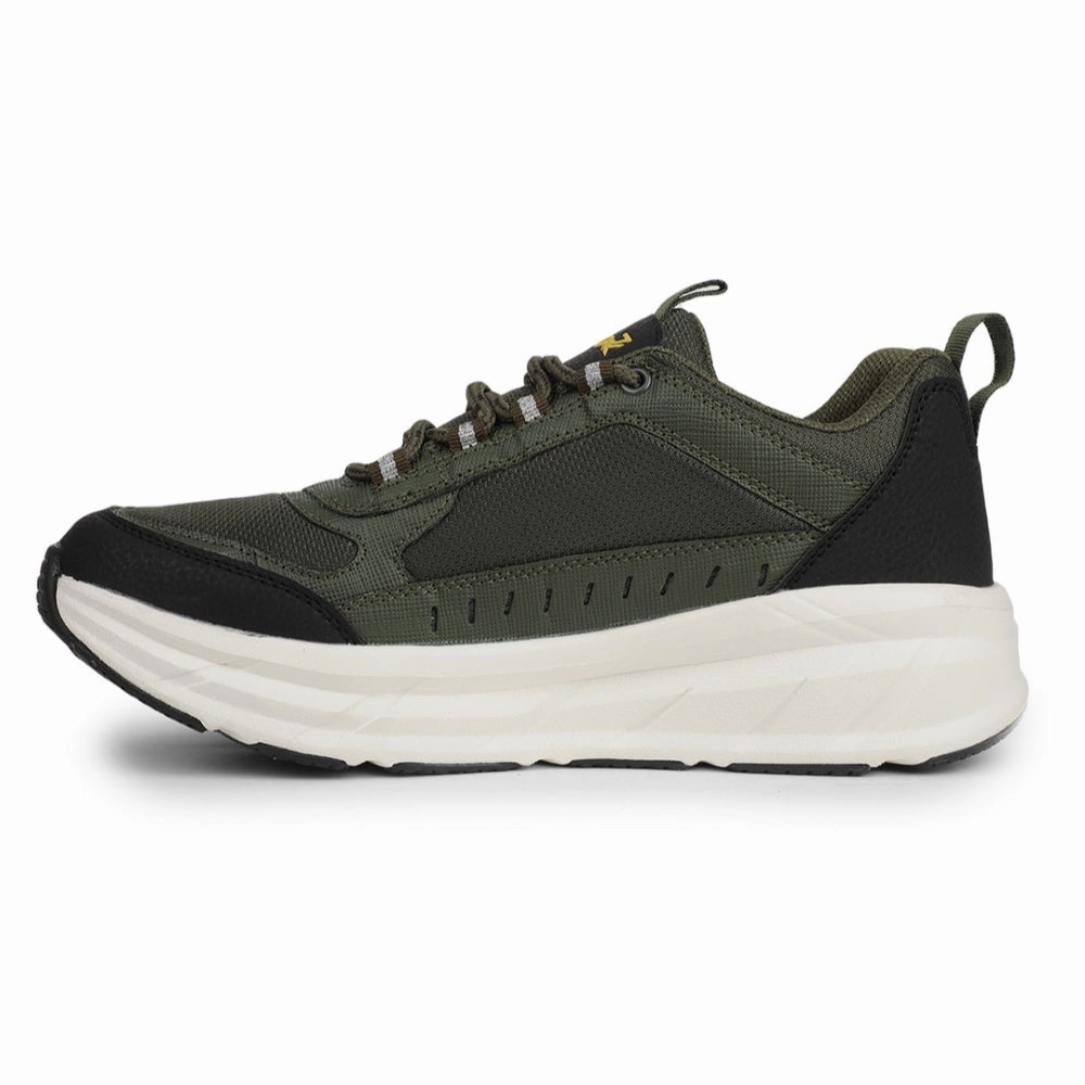 Running Shoes Retro Leap7x Sports Olive Green Running Shoes For Mens MOUNT-E By Liberty
