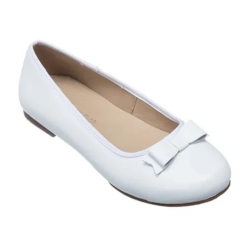 White Leather Camille Flat Flat Feet Ruining My Shoes