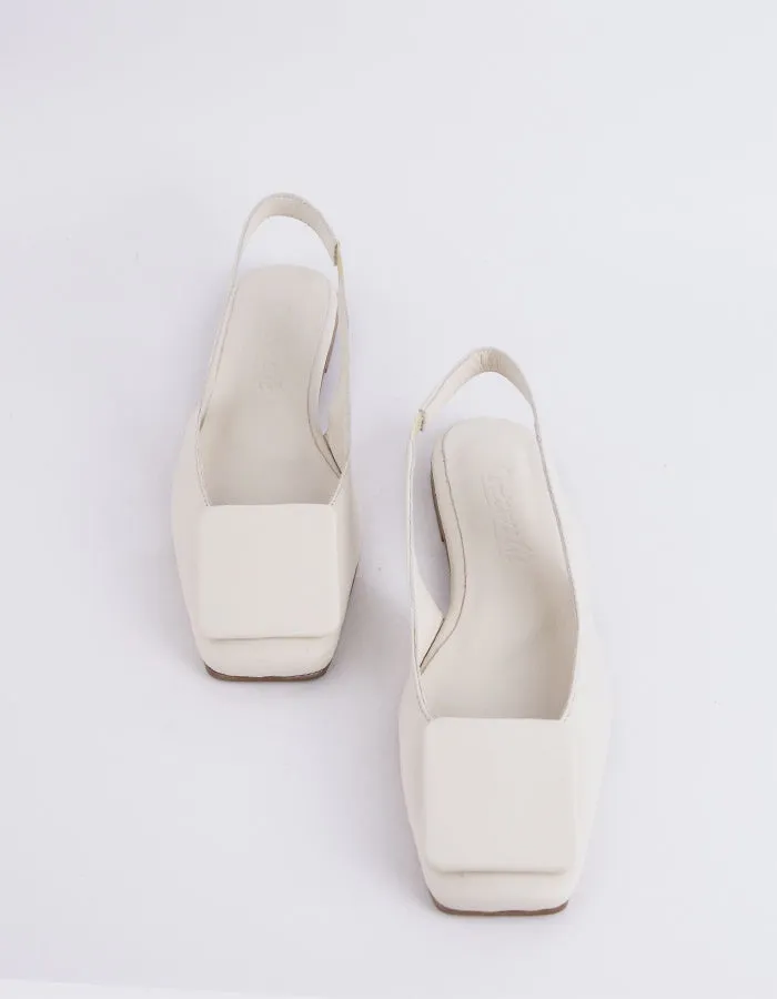 Embellished Flat Wedding Shoes Philema Ice Leather