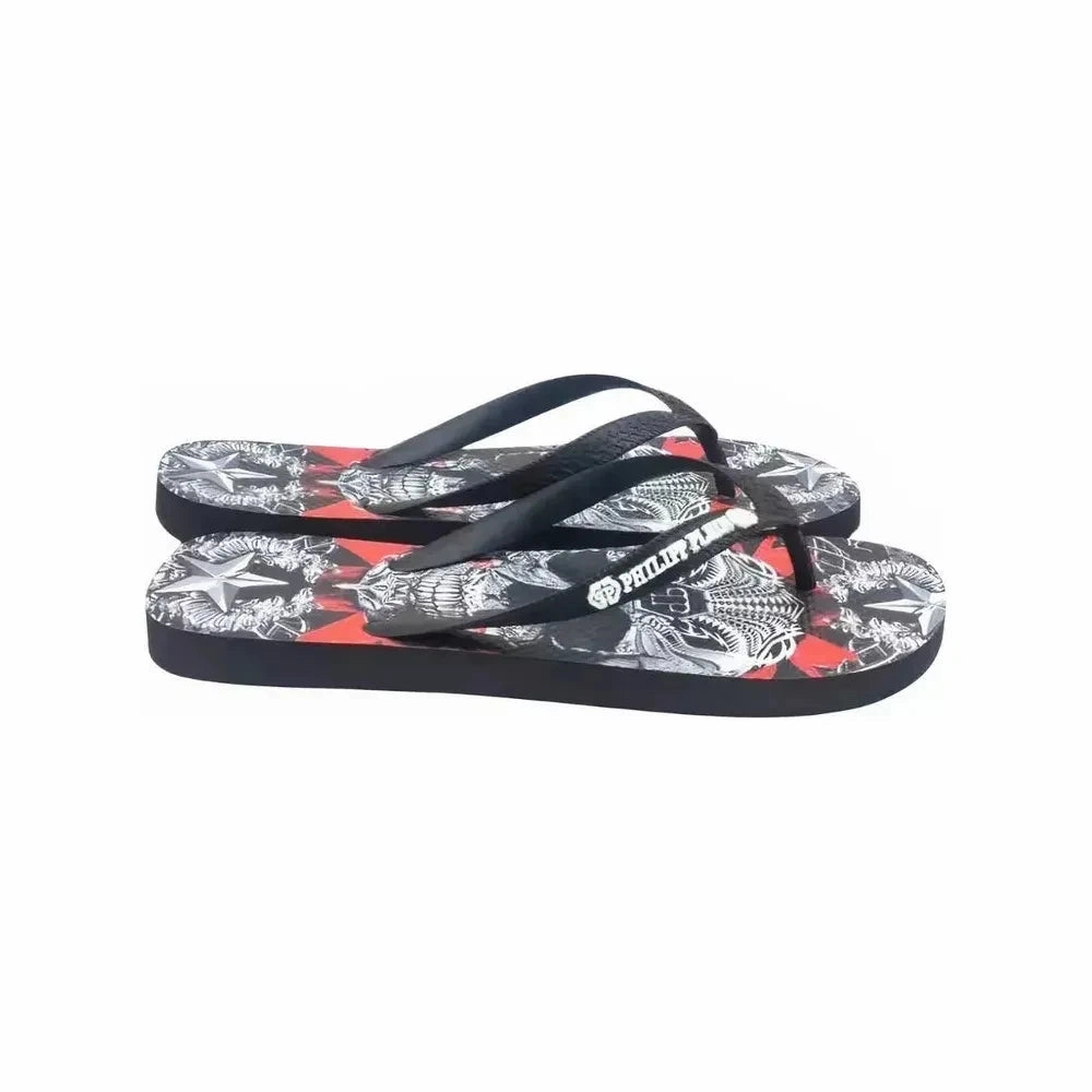 Gumbie Flip Flops Philipp Plein Multicolor Polyester Women Flip Flop
