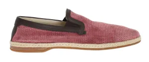 Pink Leather Breathable Holes Loafers Tyler The Creater Loafers