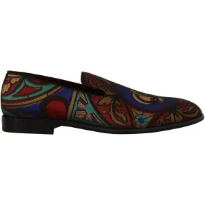 Loafers Zara Dolce & Gabbana Multicolor Jacquard Crown Slippers Loafers Shoes