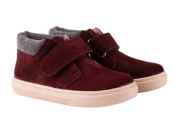 City Play Eberdon Casual Shoe Igor Boy's and Girl's Tui Pana Chukka Boot (Leather Lining), Burdeos