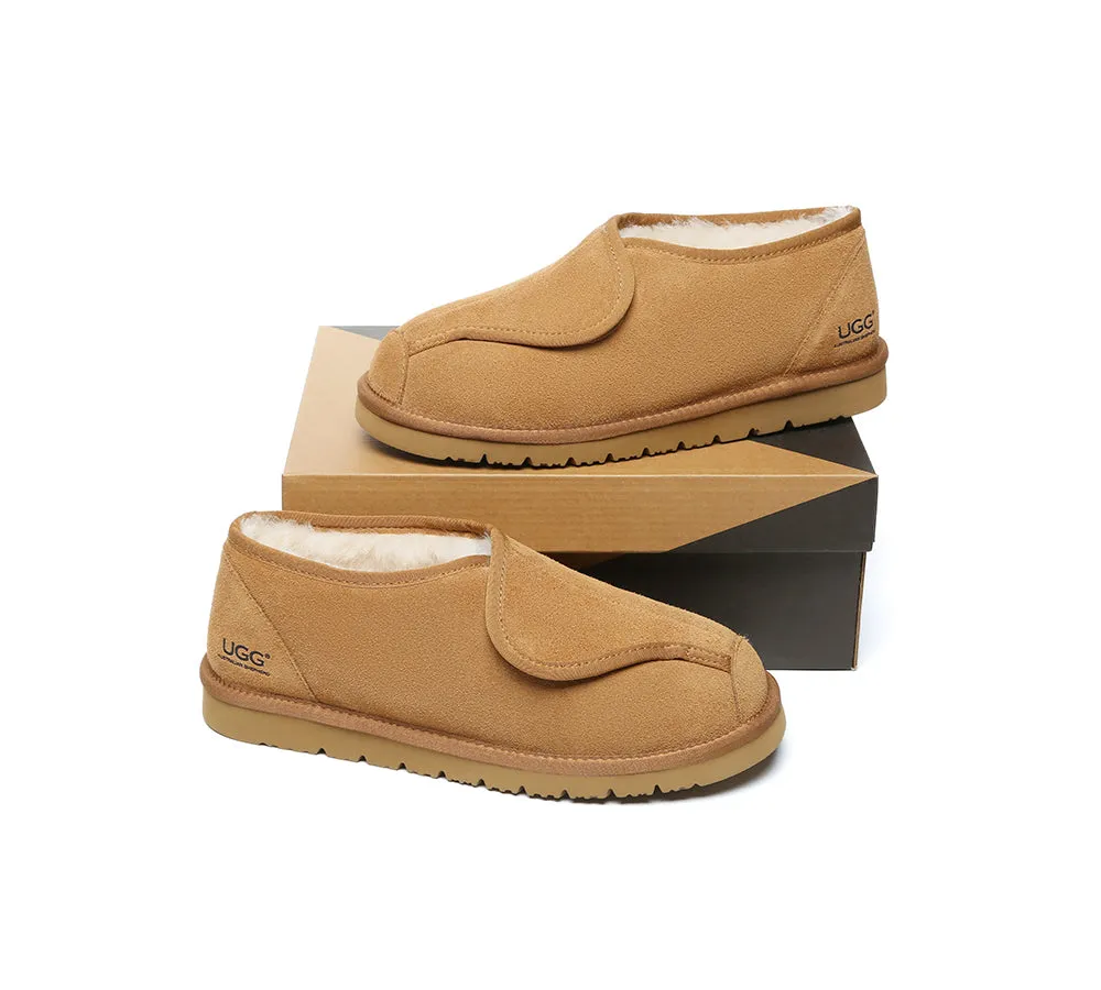 AUSTRALIAN SHEPHERD UGG Slippers Sheepskin Wool Adjustable Tristen Light Up Slippers