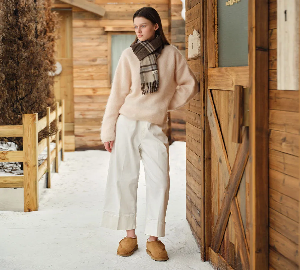 AUSTRALIAN SHEPHERD UGG Slippers Sheepskin Wool Adjustable Tristen Scream Slippers